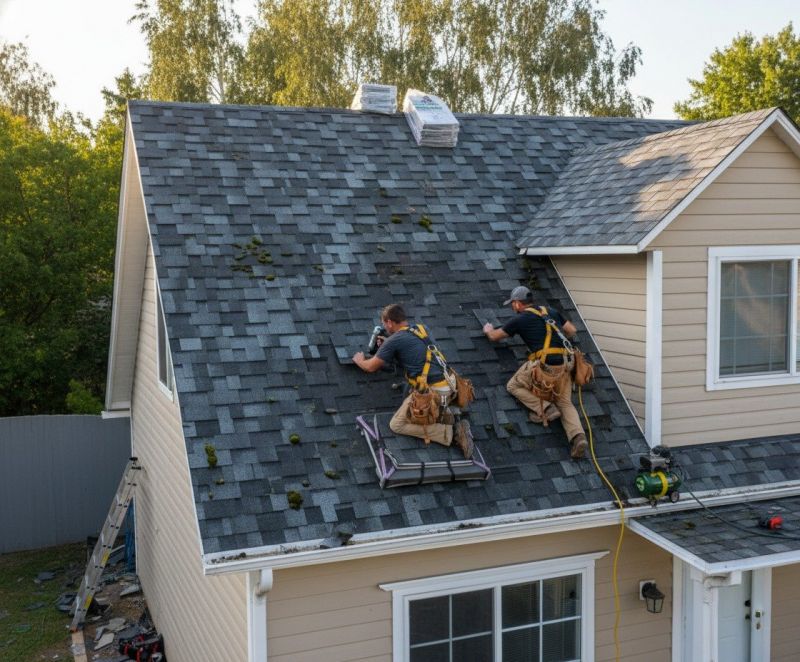 Asphalt Roof Repair detail