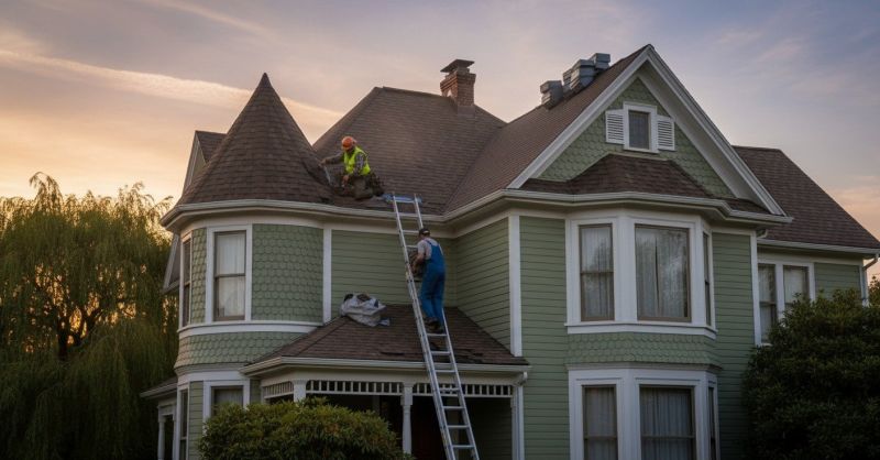 Asphalt Roof Repair detail