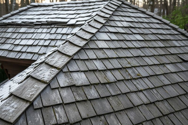Cedar Shake Roof Construction detail
