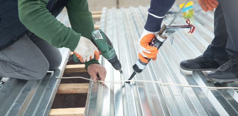 Corrugated Roof Repair detail