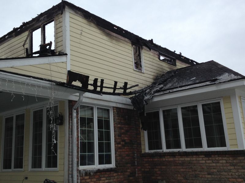 Damaged Roof Repair detail