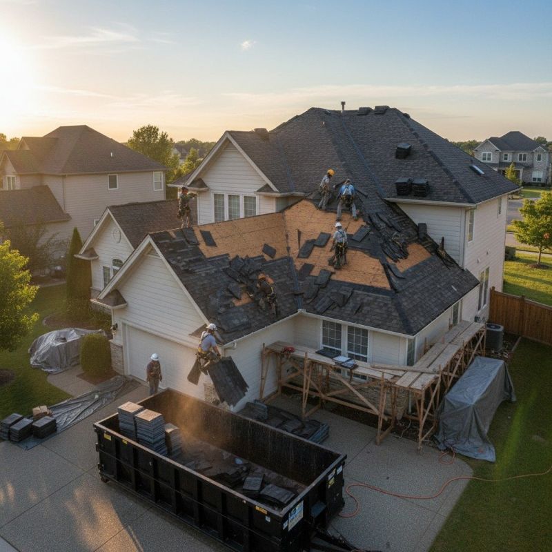 Residential Roof Replacement detail