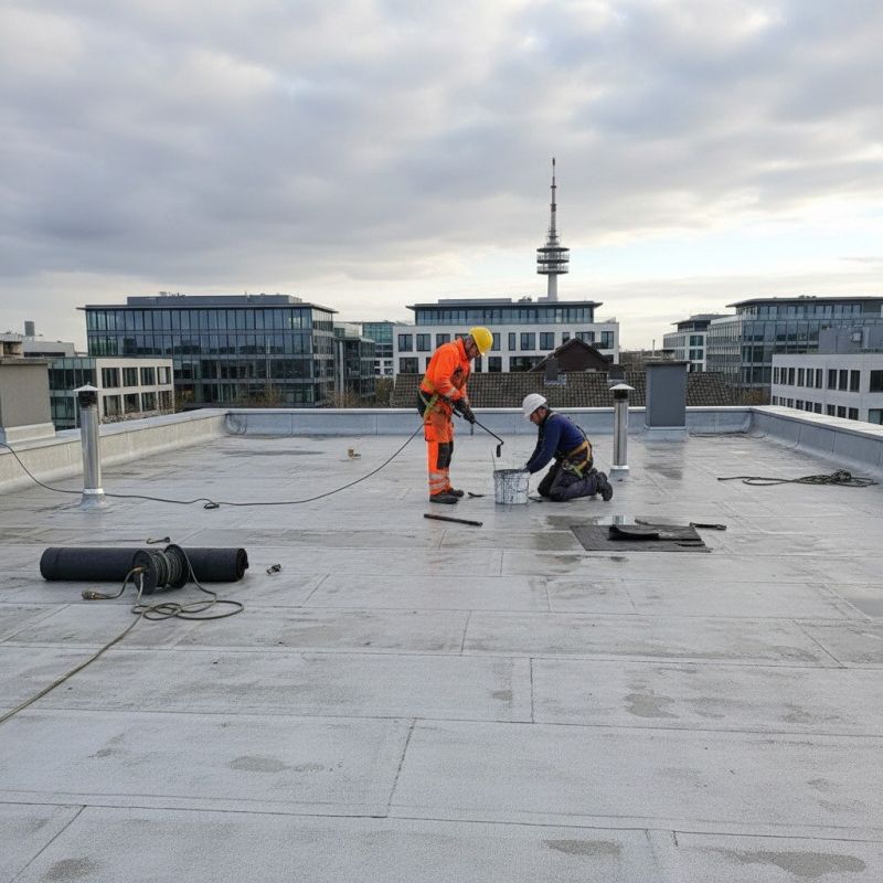 Rubber Roof Repair detail
