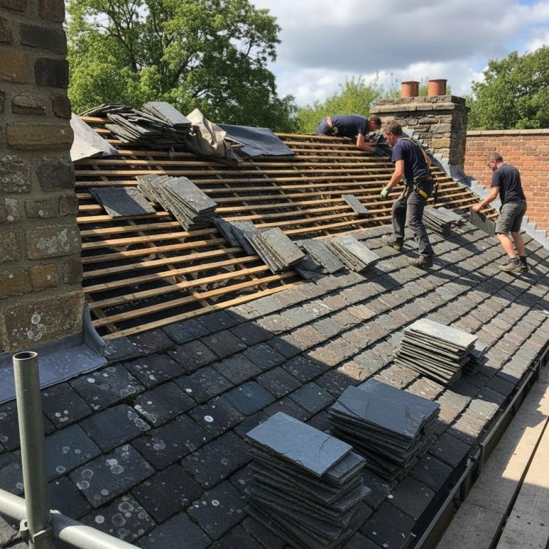 Slate Roof Construction detail