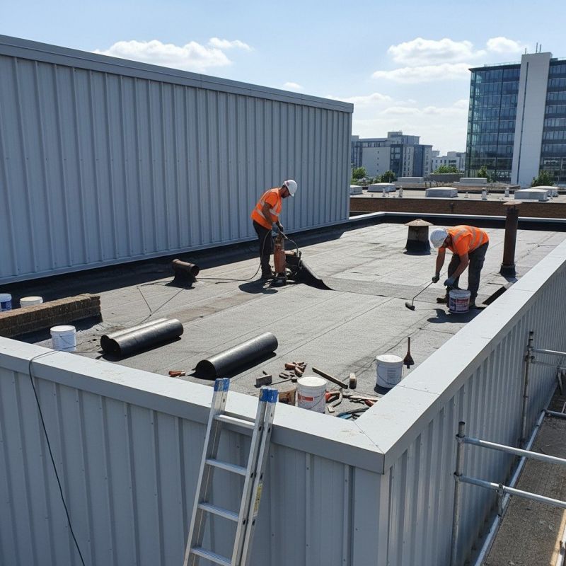 Tin Roof Repair detail