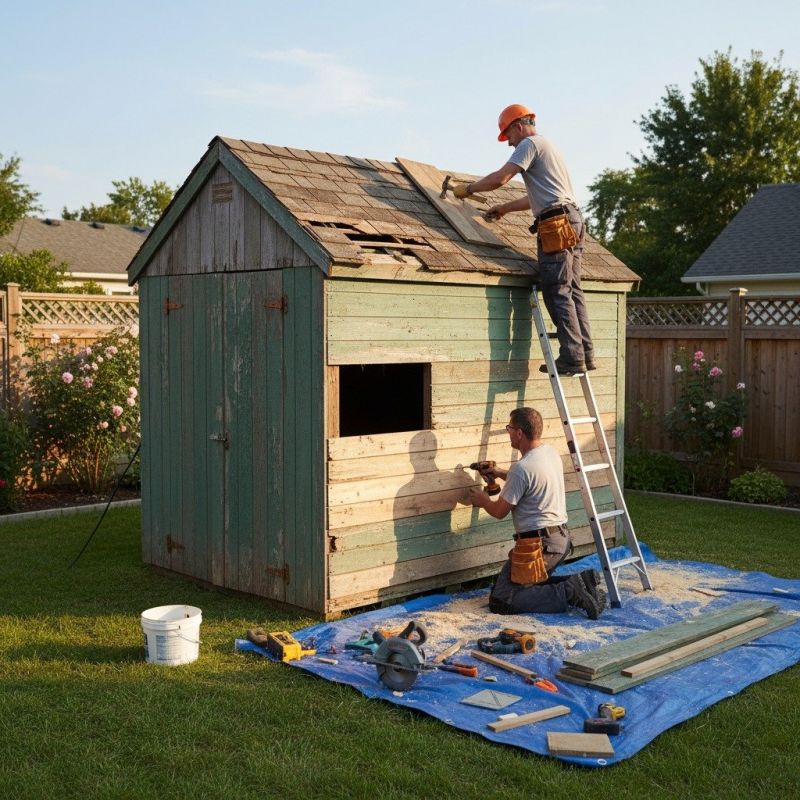 Wood Shingles Repair detail