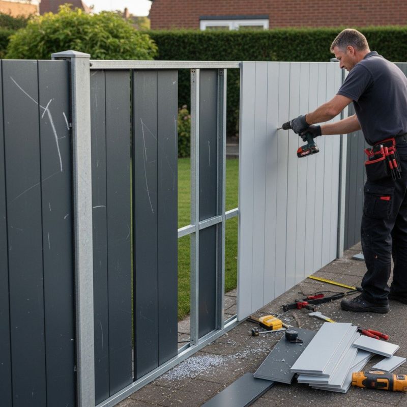 Composite Fence Installation