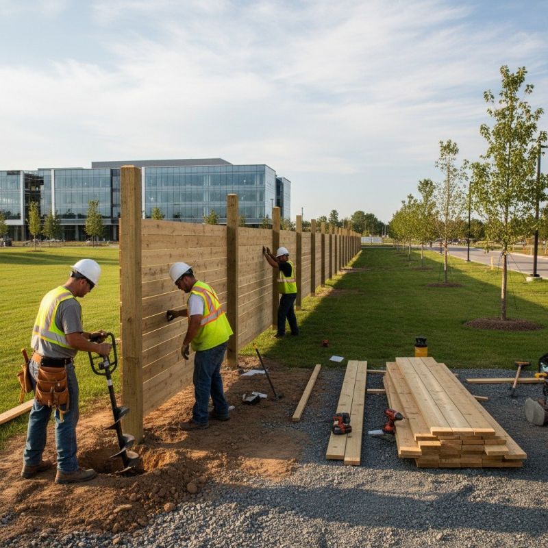 Composite Fence Installation
