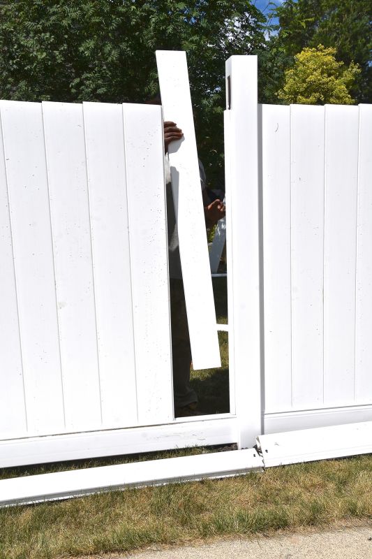 Vinyl Pool Fence Installation